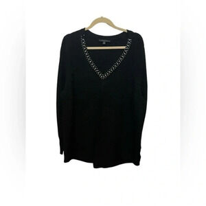 Cyrus Sweater 2XL with grommet details